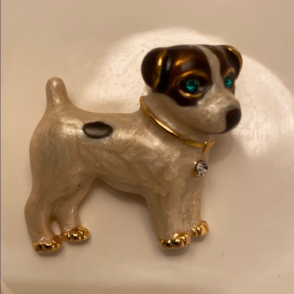 cute enamel dog pin